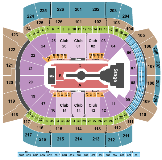 Climate Pledge Arena Cardi B Seating Chart